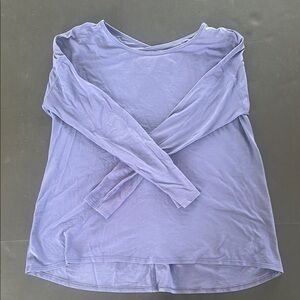 Women's Long Sleeve Top in Purple